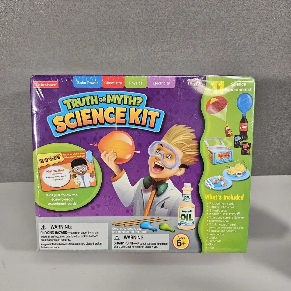 Lakeshore Truth or Myth Science Kit - Child Science Activity Experiments - NEW